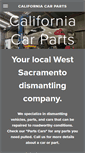 Mobile Screenshot of californiacarparts.com